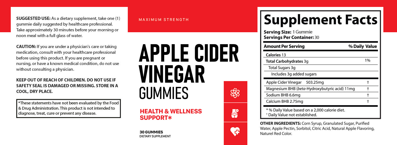ACV Gummies Ingredients